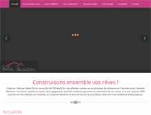 Tablet Screenshot of constructions-notremaison.com